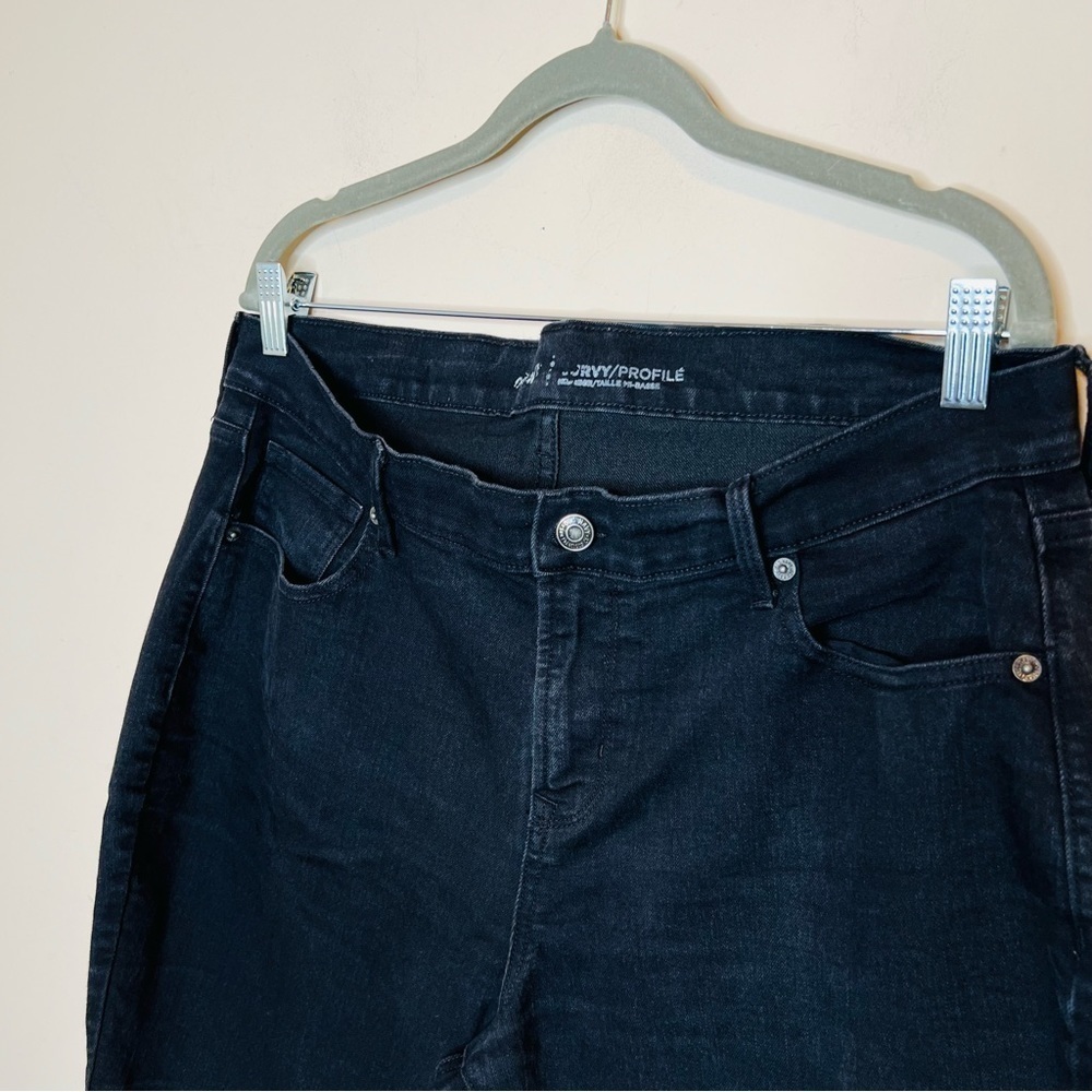 OLD NAVY Curvy Profile High Rise Black Skinny Jeans - Picture 3 of 5